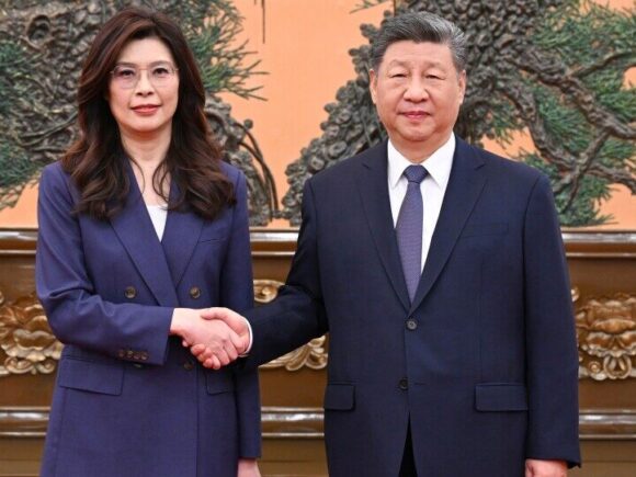 China will not accept any moves towards independence for Taiwan, Xi informs the opposition leader of the island