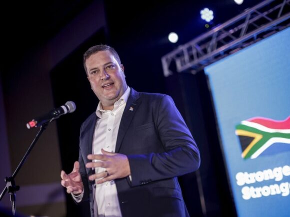 The coalition party in South Africa has elected the mayor of Cape Town as its leader
