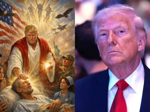 Trump Releases AI Image Depicting Himself as Christ During Growing Tensions with Pope Leo XIV