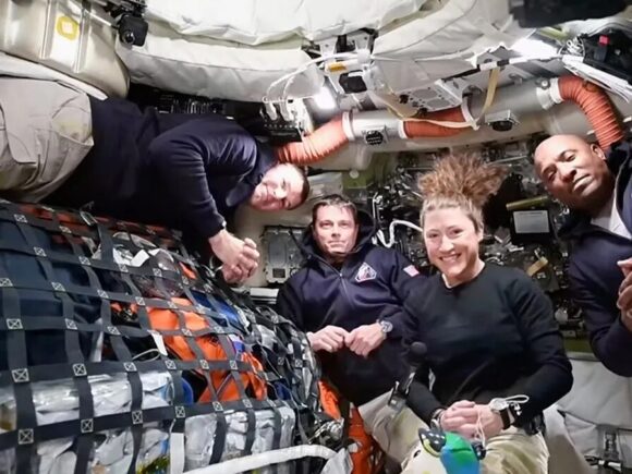 Artemis II crew returns home following a historic journey beyond Earth, setting new records along the way