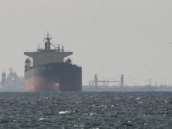 Vessels from Japan, France, and Oman navigate the Strait of Hormuz