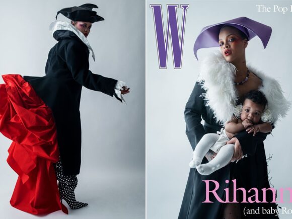 Rihanna’s daughter makes a stunning debut, showcasing the first-ever Dior diaper on the cover of W Magazine