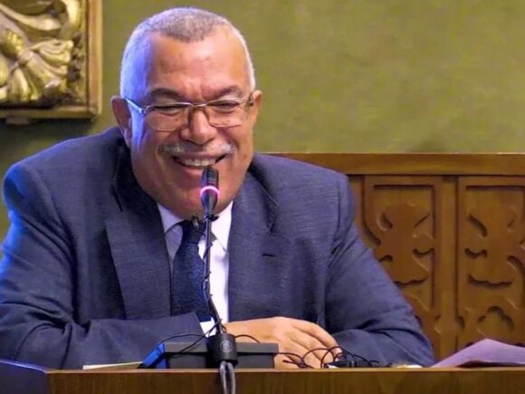 Former Tunisian Justice Minister Noureddine Bhiri is in jail As part of the latest crackdown on the opposition, for 20 years