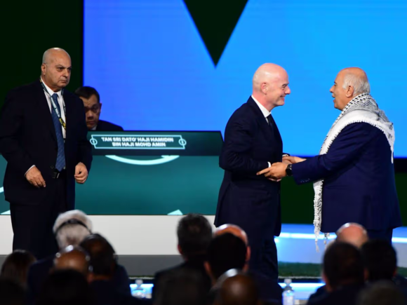 Infantino’s Israel–Palestine Handshake Initiative Faces Backlash