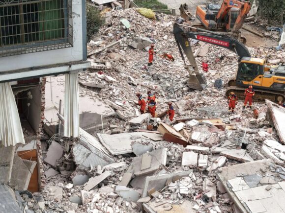An earthquake in China’s Guangxi region kills two people and destroys buildings