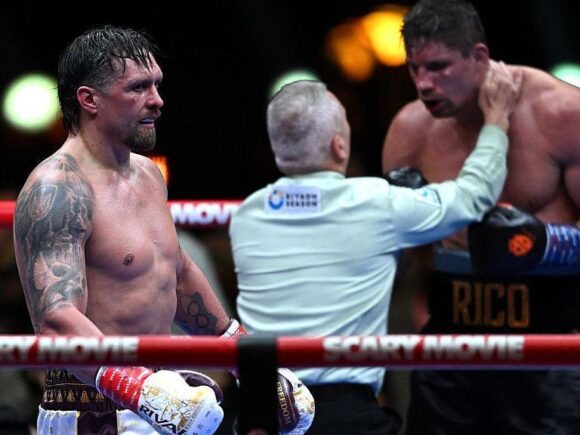 Usyk Holds On to Heavyweight Titles Following Disputed Verhoeven Stoppage