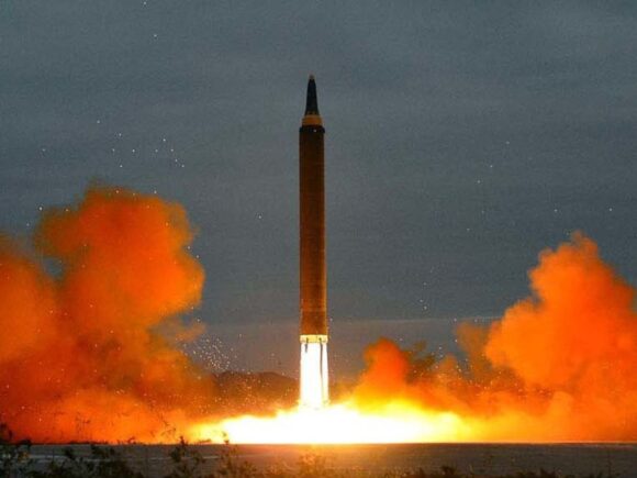 North Korea launches a ballistic missile while South Korea urges renewed peace discussions