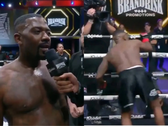 Supah Hot Fire knocks Ray J out at Brand Risk 14, and then Ray J says the fight was set up to be rigged
