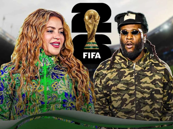 Burna Boy Collaborates with Shakira for the Official Anthem of the 2026 FIFA World Cup, Titled “Dai Dai.”