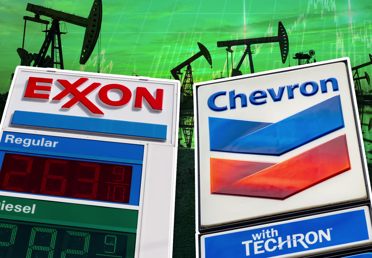 Exxon and Chevron report a decline in profits of 46% and 37%, respectively, even amidst a surge in oil prices