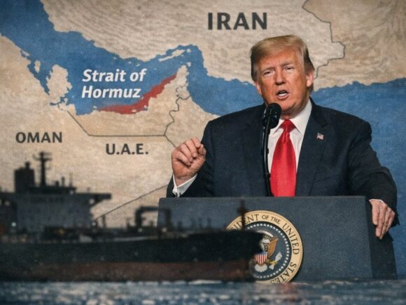 Trump has accused Iran of attacking a cargo ship in the Strait of Hormuz, labeling it a ‘foolish violation of ceasefire’