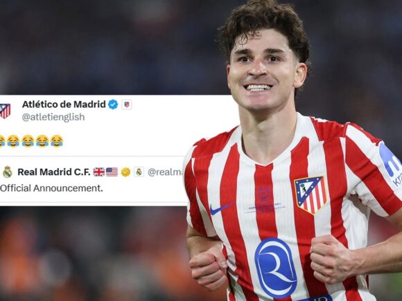 Atletico Madrid has rejected Real Madrid’s €150 million bid for Julian Alvarez
