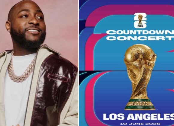 Davido will perform at a countdown concert in Los Angeles before the 2026 World Cup