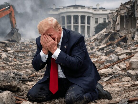 Trump’s ballroom funding is cut as Republicans rush to save a huge bill for ICE spending