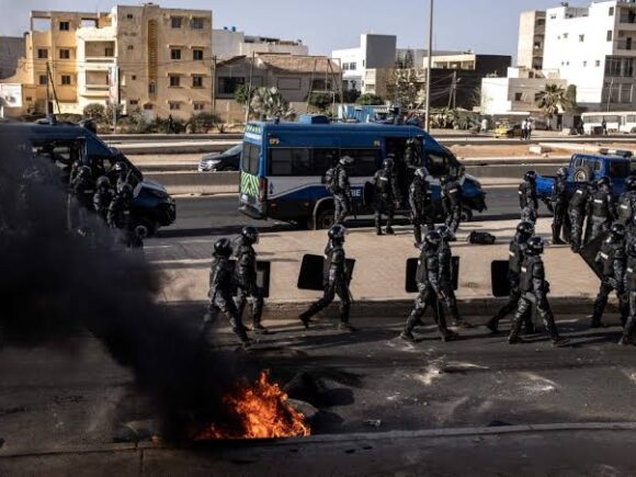 Police in Senegal have deployed tear gas against protesters advocating for constitutional reform