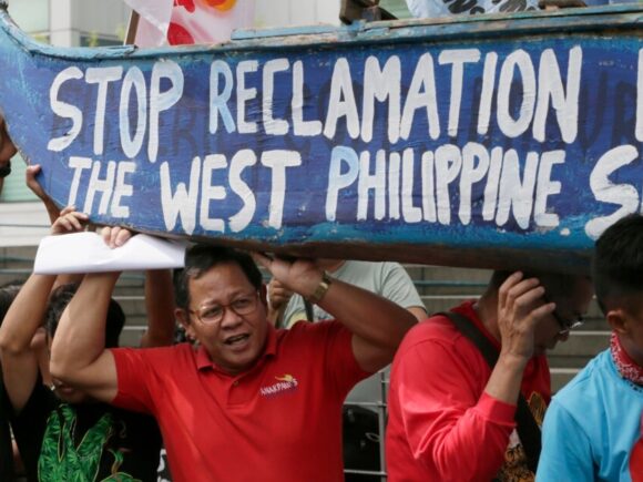 Philippines Protests Against Chinese Floating Structure in the South China Sea