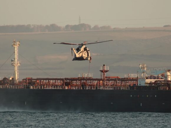 UK forces have captured a tanker in the English Channel belonging to the Russian shadow fleet