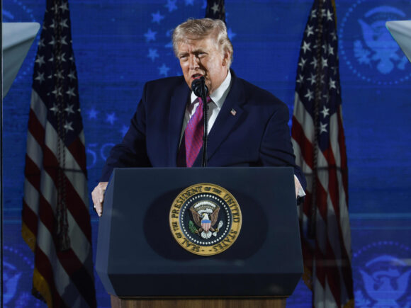 Trump’s speech on the US’s 250th birthday is once again used to promote voting and discuss communism