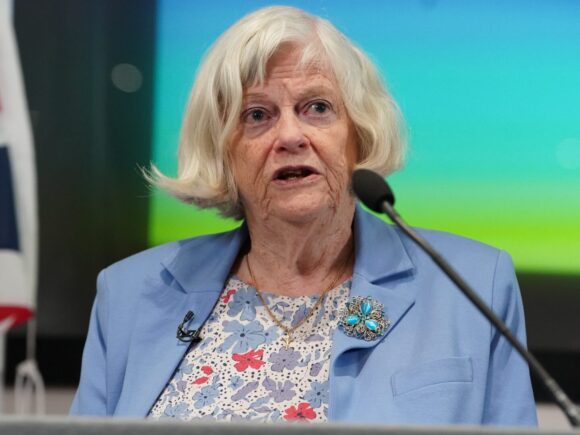 Man taken into custody on suspicion of murdering former UK minister Ann Widdecombe