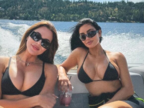 Kim Kardashian addresses the controversy surrounding her bikini post at the lake in light of her grandmother’s passing