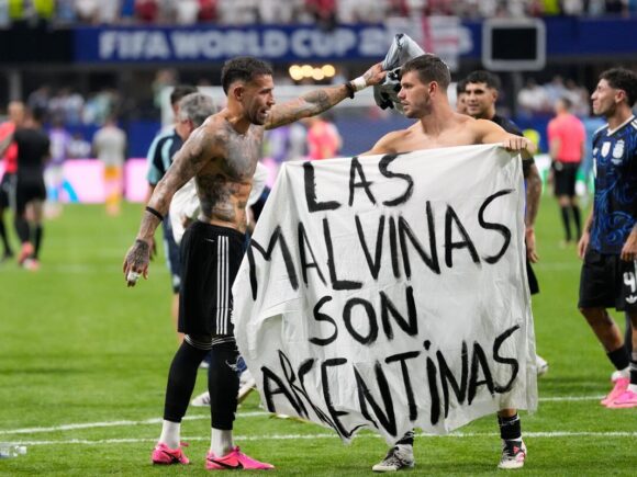 FIFA was asked to look into Argentina’s Falklands banner, After England Won