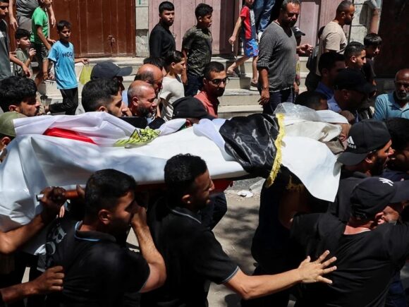 Gaza mourns the death of an aid worker who was in charge of showing World Cup games