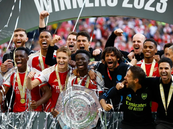 Arsenal defeats Man City to claim the Community Shield