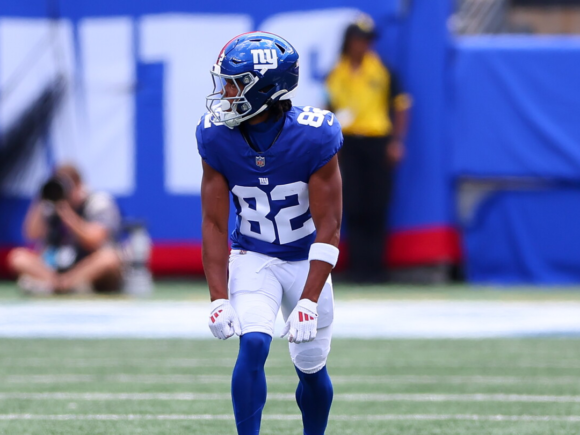 Giants wide receiver Calvin Austin III will miss the entire season due to an ACL injury