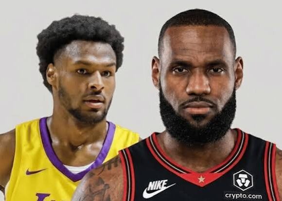 LeBron James and Bronny James could face off on Christmas Day, creating a historic family matchup in the NBA