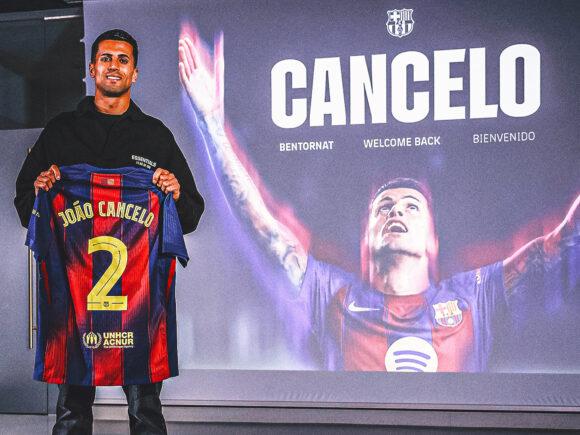 Barca re-signs. Cancelo returns for a third stint on a contract lasting until 2029