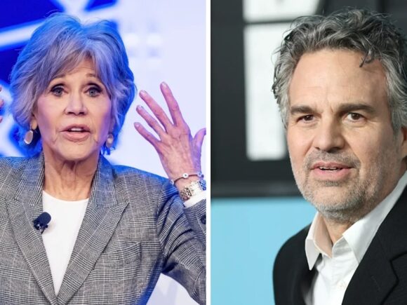 Jane Fonda stands by Mark Ruffalo amid allegations of antisemitism related to the Paramount merger controversy