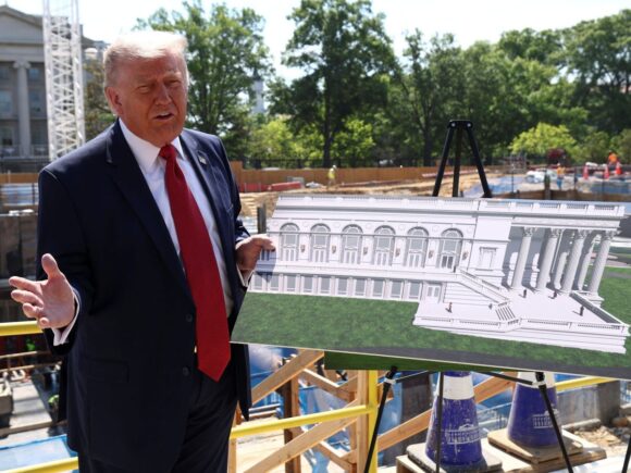 Trump’s $400 million White House ballroom project has been halted by a US Appeals Court